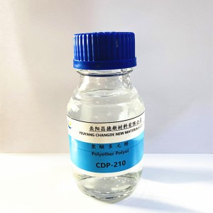 I-CASE polyol 210 ye-polyurethane elastomer, izinamathiseli, izivalo, ukumbozwa okungangeni manzi kanye nezinto zokugandaya